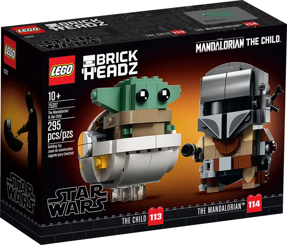 75317 - BrickHeadz The Mandalorian & The Child - Retired