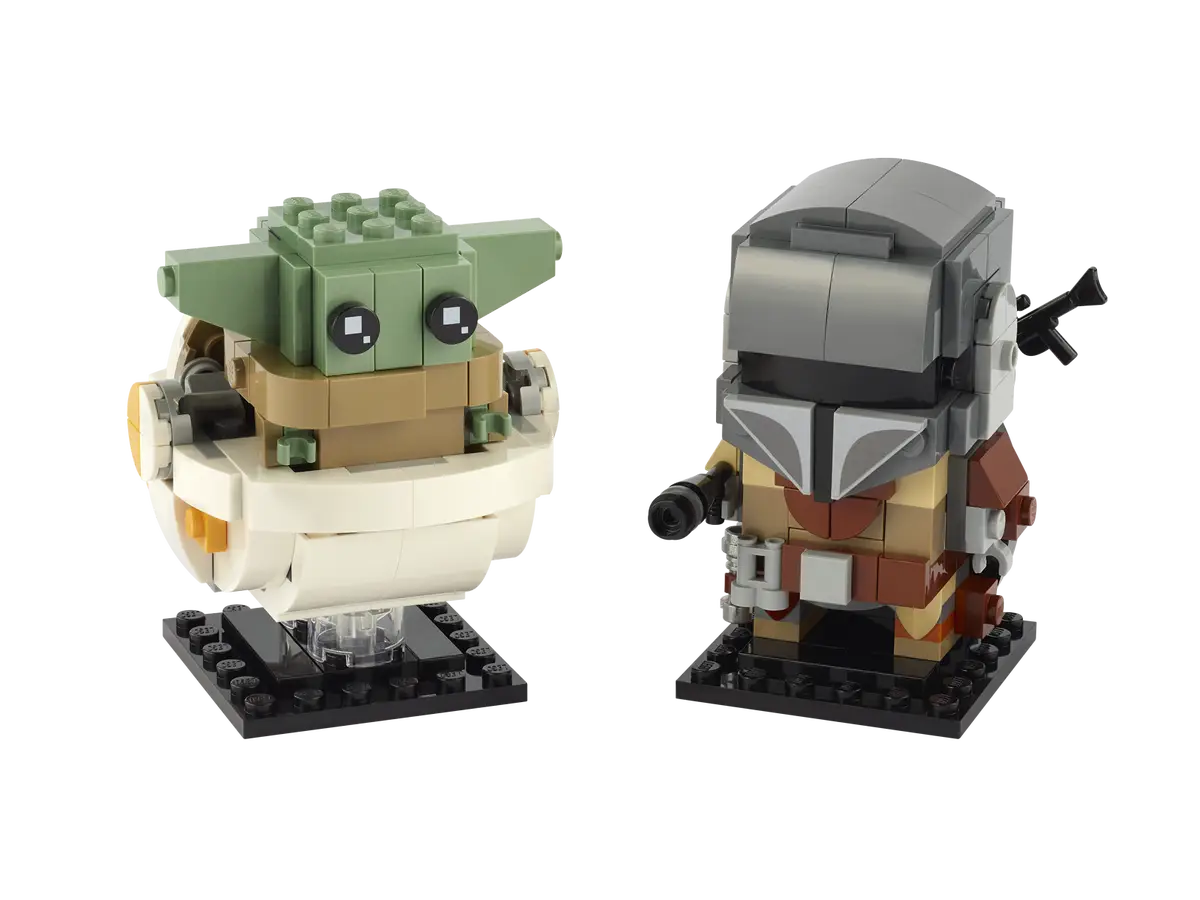 75317 - BrickHeadz The Mandalorian & The Child - Retired