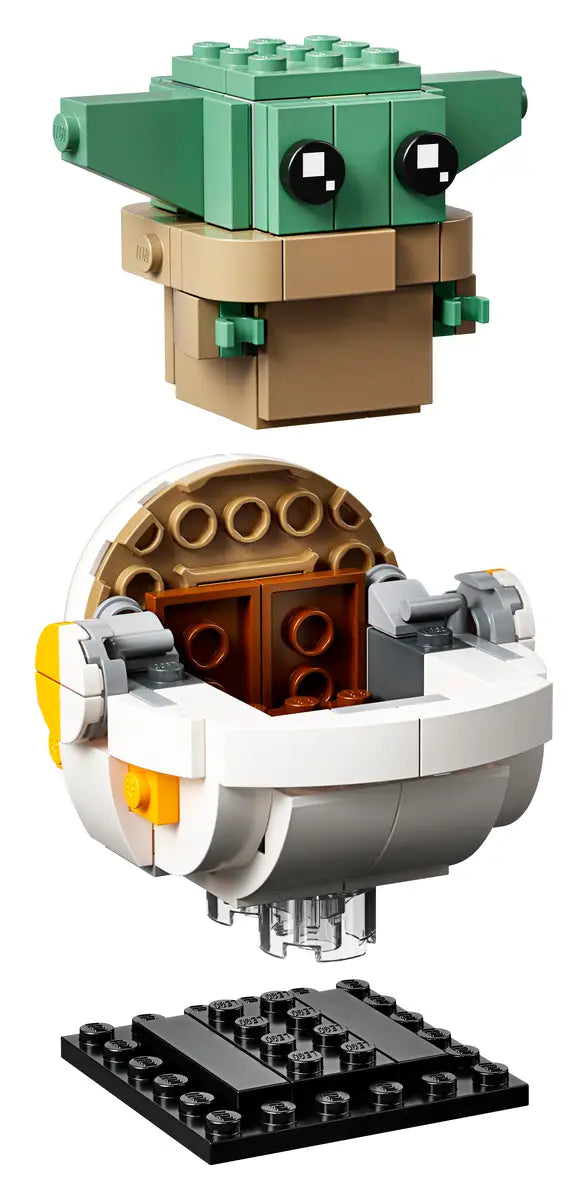 75317 - BrickHeadz The Mandalorian & The Child - Retired