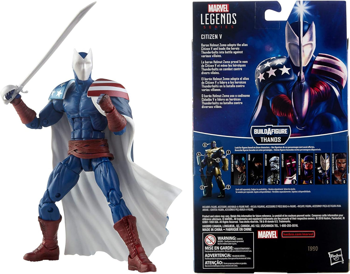 Marvel Legends Series 6" Citizen V Marvel Comics Collectible Figure