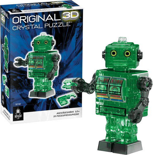 3D Crystal Puzzle Tin Robot (Green)