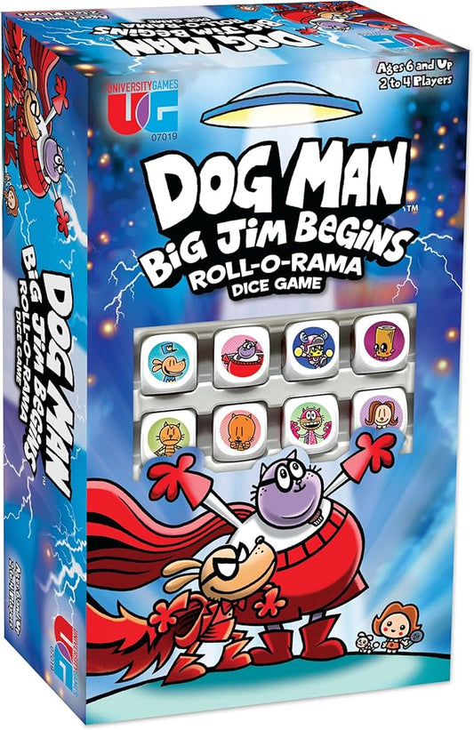 University Games Dog Man: Big Jim Begins Dice Game