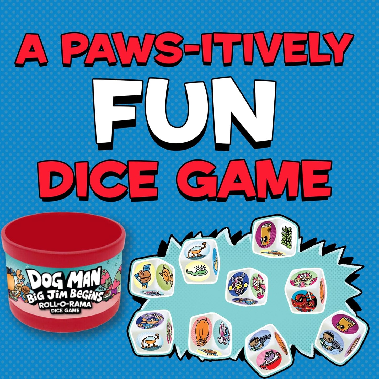 University Games Dog Man: Big Jim Begins Dice Game