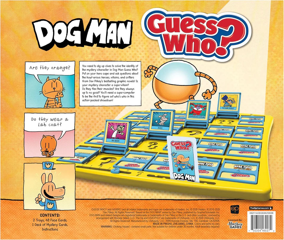 Guess WHO?®: Dogman Board Game