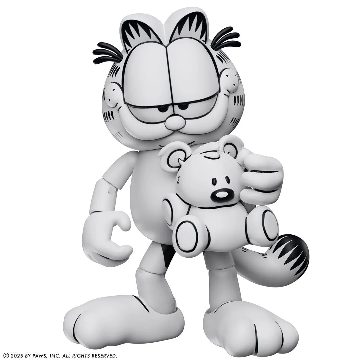 Garfield Black and White Daily Comic Strip Action Figure - Entertainment Earth Exclusive