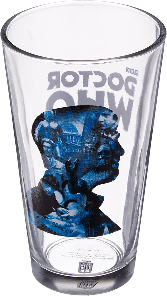Doctor Who (1st Doctor) 16oz Drinking Glasses - Set of 2