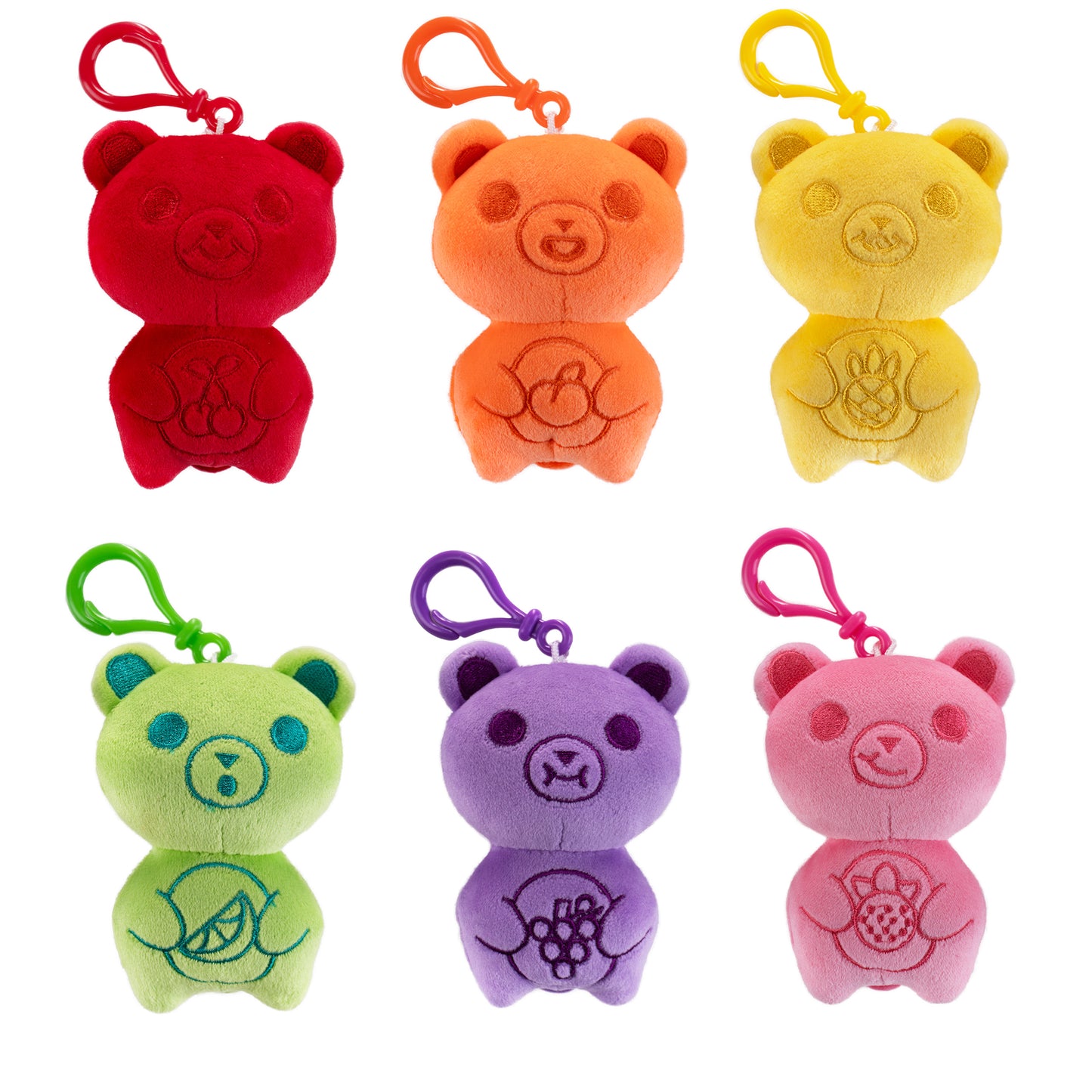 BACKPACK BUDDIES™ –  YUMMY GUMMY SCENTED PLUSH CLIPS