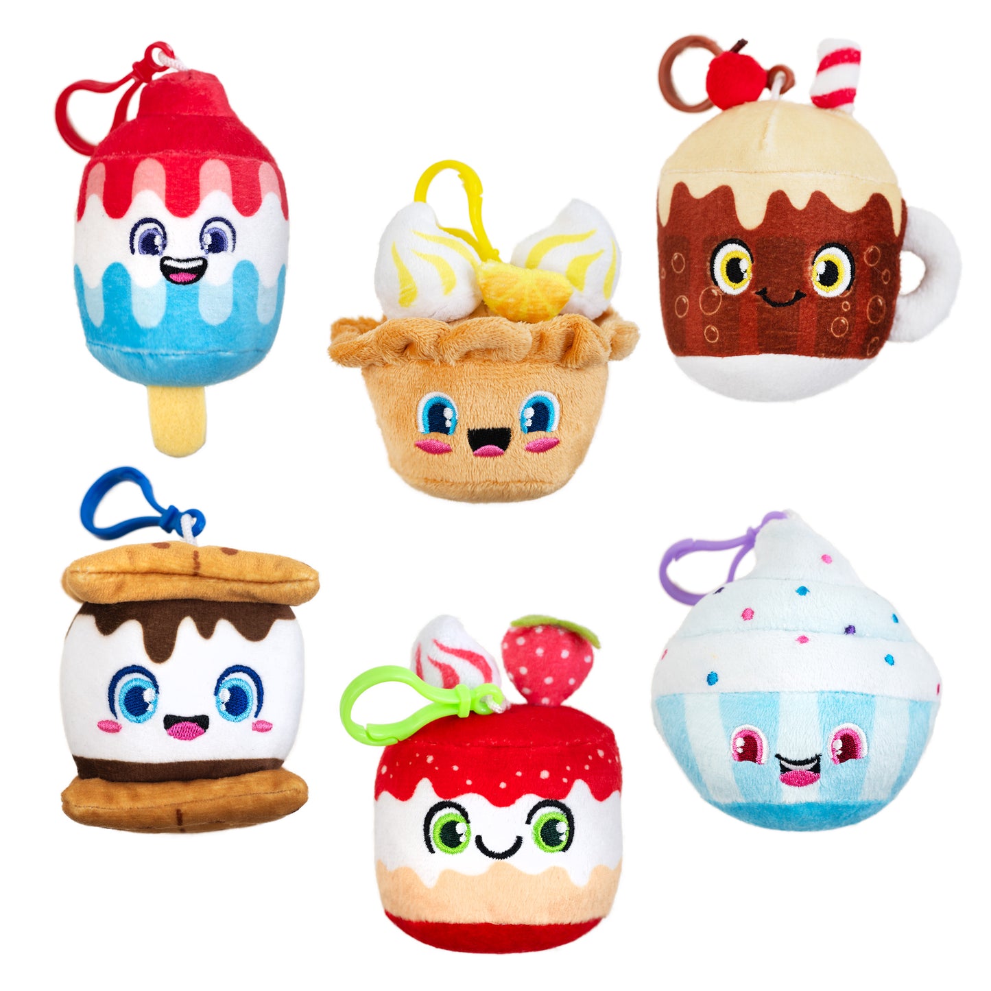 BACKPACK BUDDIES™ – OH SO YUMMY SCENTED PLUSH CLIPS