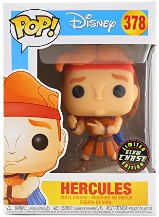 Funko Pop! Disney - Hercules Glow Chase #378 Vaulted , Comes With Pop Protector