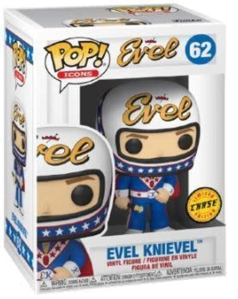 Funko POP! Icons: Evel Knievel -- CHASE VARIENT