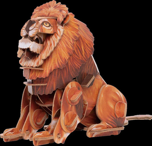 Voices of Nature Lion 3D Kraft Paper Puzzle