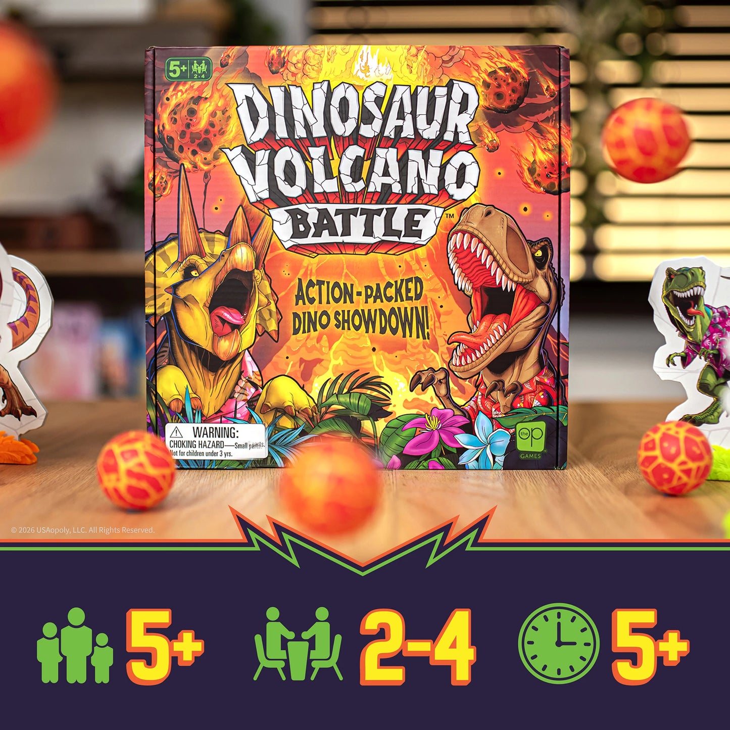 Dinosaur Volcano Battle