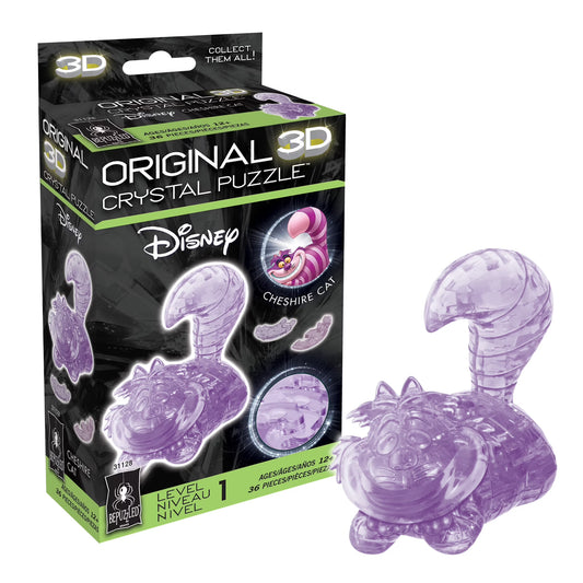3D Crystal Puzzle: Disney's Cheshire Cat (purple)