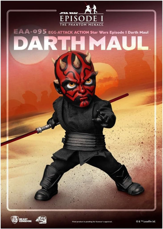 Beast Kingdom Star Wars: The Phantom Menace: Darth Maul EAA-095 Egg Attack Action Figure