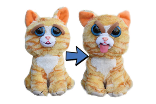Feisty Pets: PRINCESS POTTYMOUTH Plush Cat Sticking Out Tongue