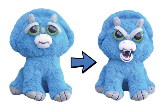 Feisty Pets: BRAINLESS BRIAN Plush Triceratops