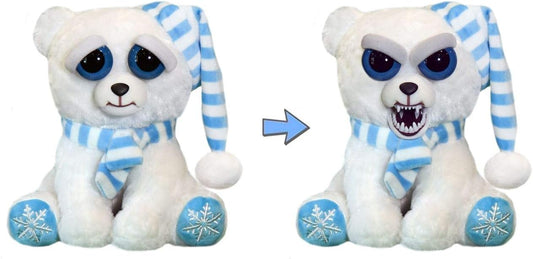 Feisty Pets: FRANKIE FROSTBITE Plush Snowflake Polar Bear