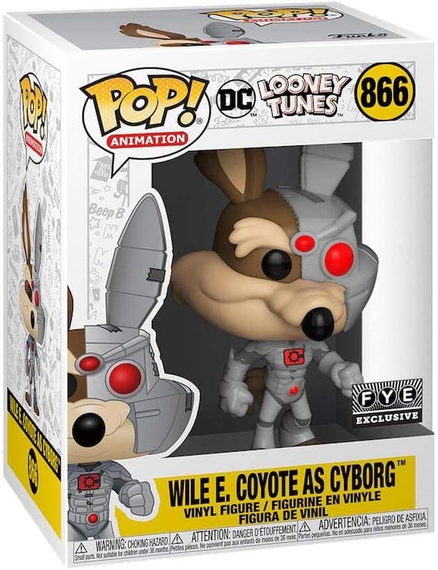 Funko POP! Animation: DC Looney Tunes: Wile E. Coyote as Cyborg