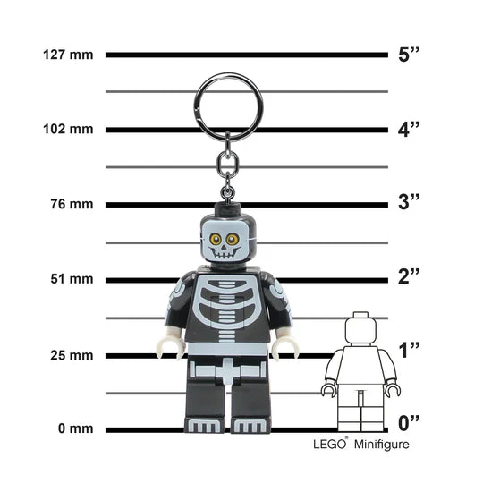 Lego Minifigures Keychain Light Skeleton