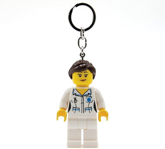 Lego Minifigures Female Nurse (Classic Uniform) Keychain Light