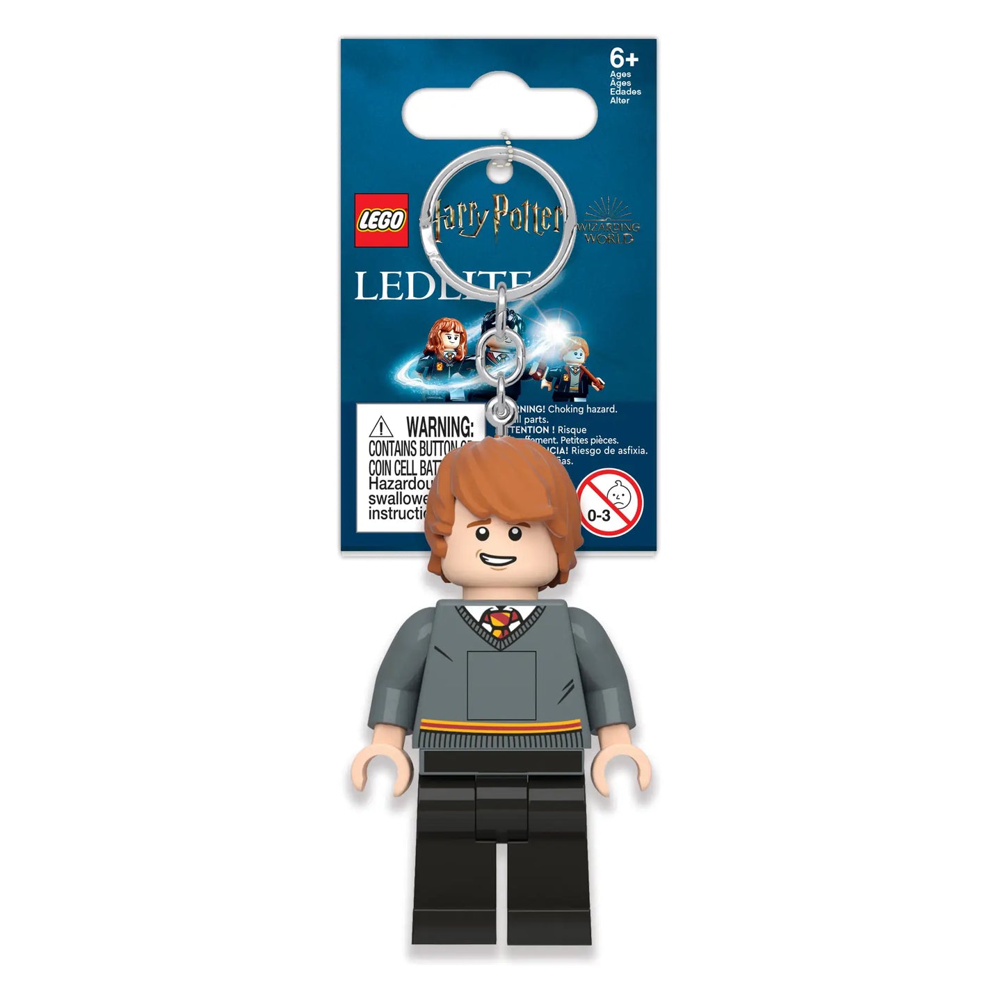 Lego Minifigures Harry Potter Keychain Light Ron Weasley