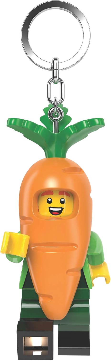 LEGO Minifigures - Large 3 Inch Tall Keychain Light - Carrot Mascot