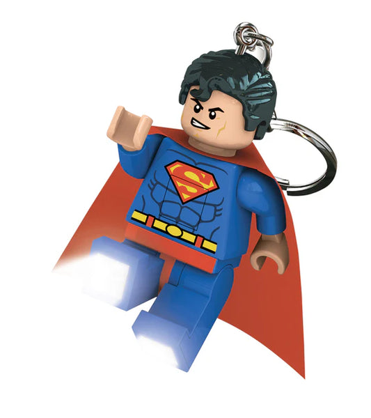 Lego Minifigures DC Super Heros Keychain Light Superman