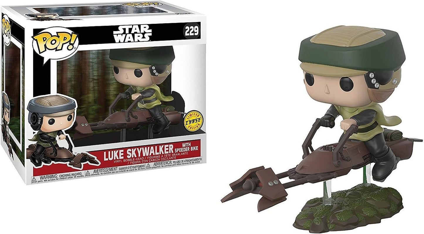 Funko POP! Star Wars - Luke Skywalker on Speeder Bike (Chase Variant)