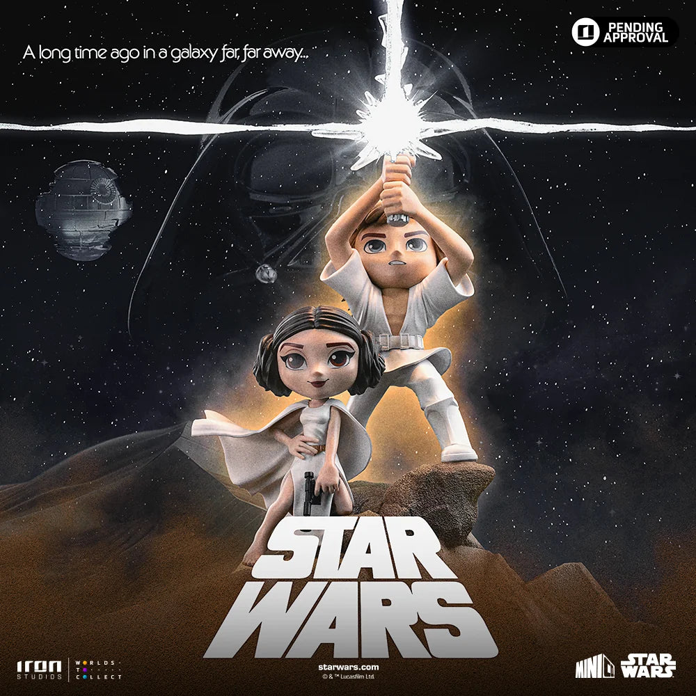 Statue Luke & Leia – Star Wars – MiniCo
