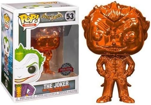 Funko POP! Heroes: DC Comics Batman Arkham Asylum - The Joker (Orange Chrome)