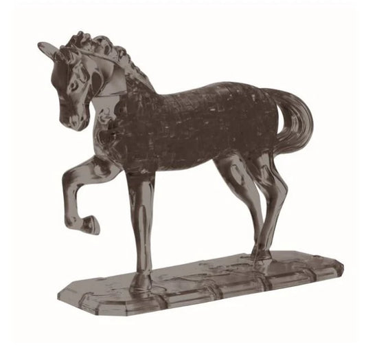 3D Crystal Puzzle Horse (Black)