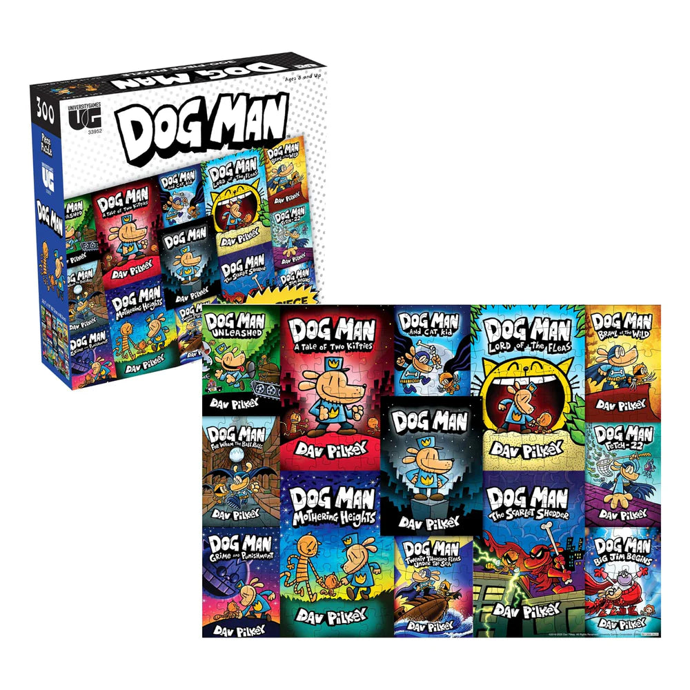 Dog Man 300 Piece Puzzle-Compilation Cover