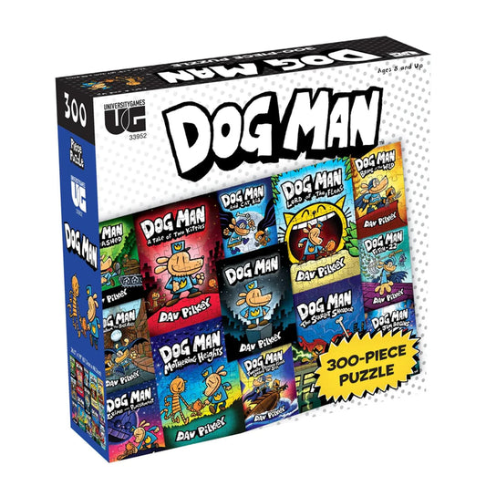 Dog Man 300 Piece Puzzle-Compilation Cover