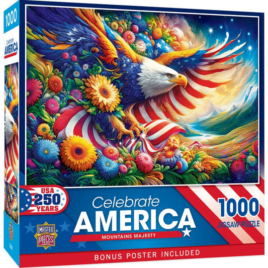 Celebrate America - Mountains Majesty 1000 Piece Jigsaw Puzzle