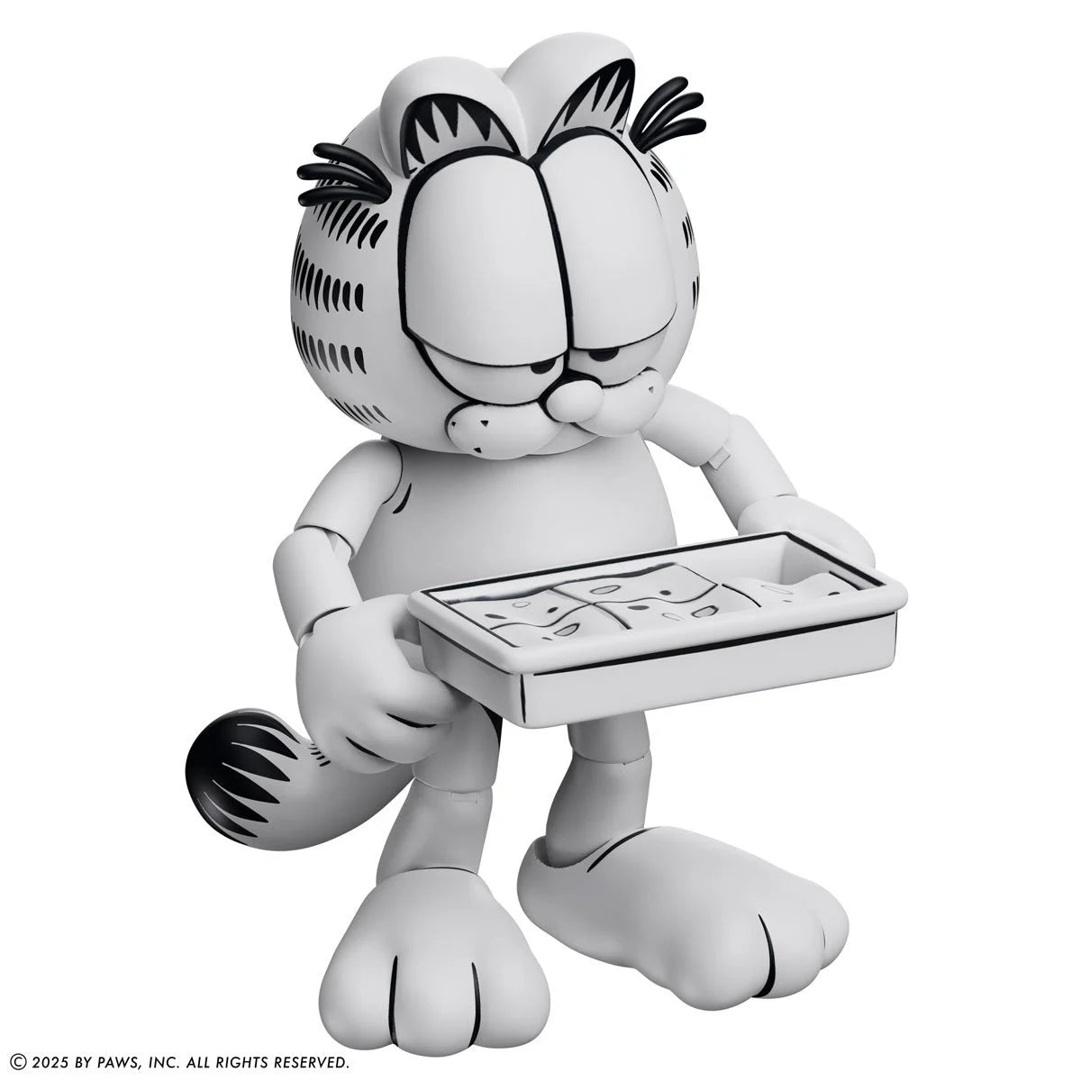 Garfield Black and White Daily Comic Strip Action Figure - Entertainment Earth Exclusive