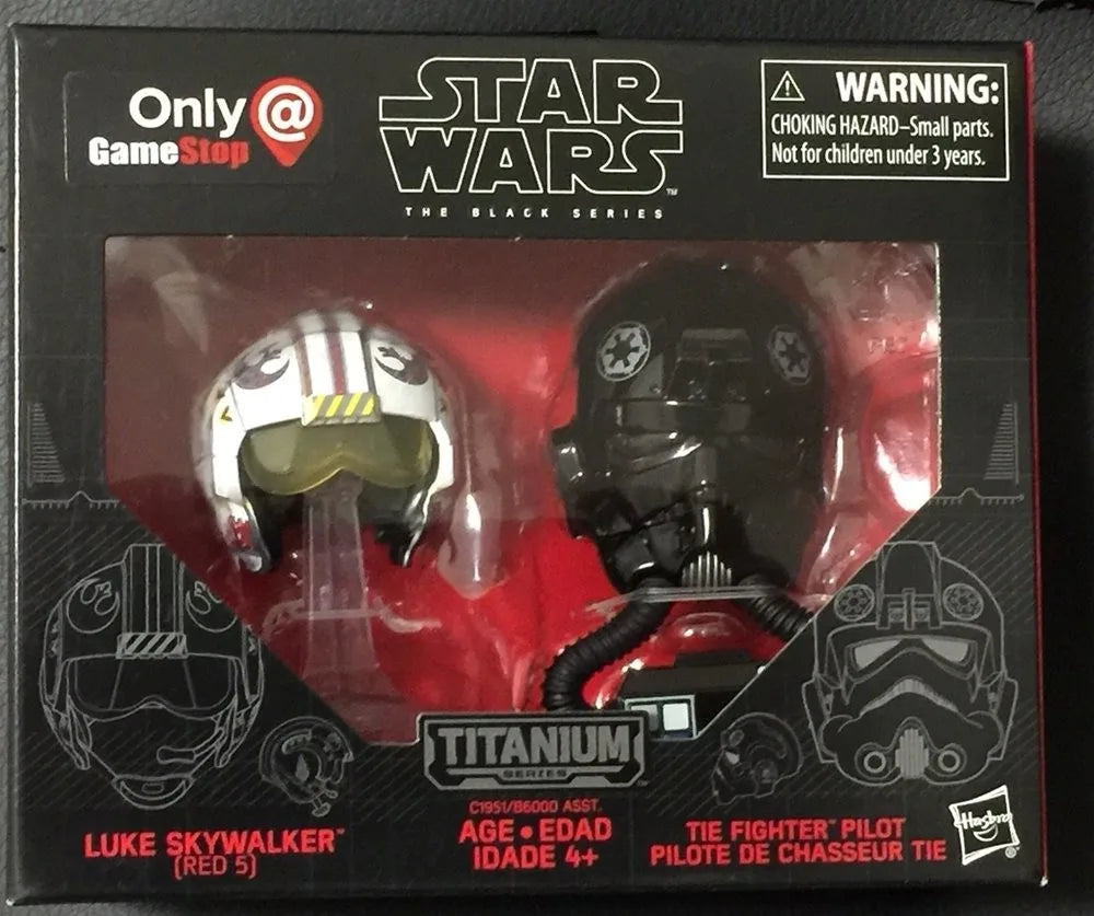 Star Wars Titanium Luke Skywalker & Tie Fighter Pilot