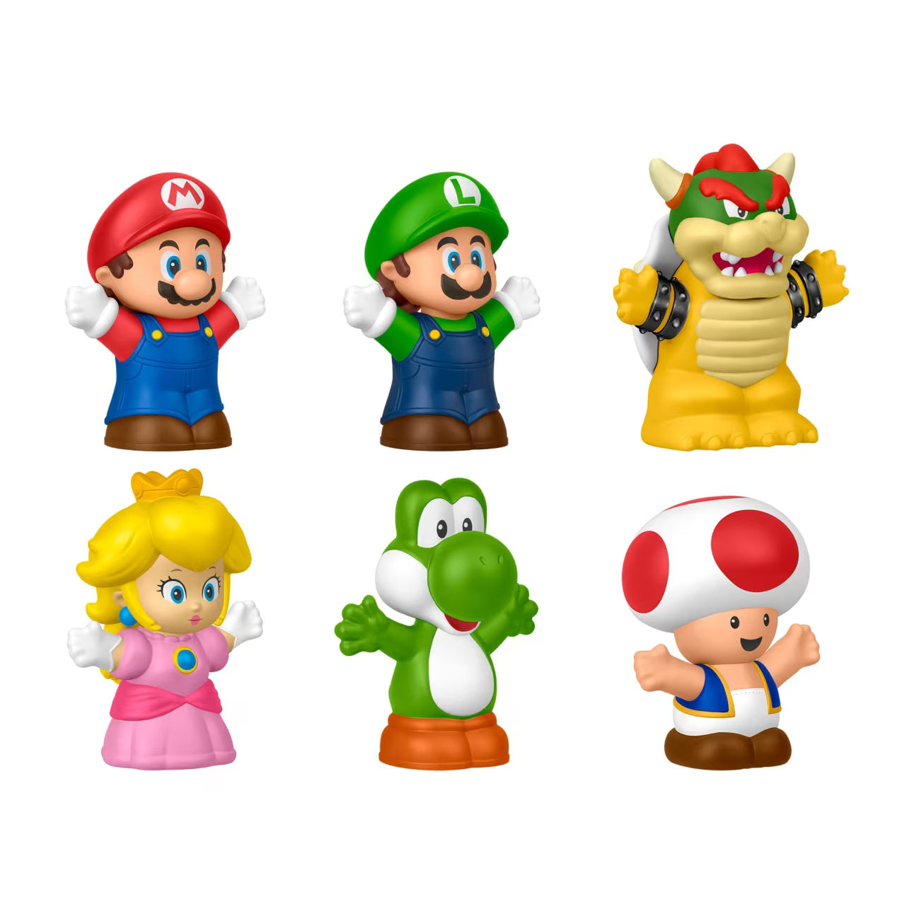 Super Mario Bros. Little People My Mario Mini-Figure 6-Pack