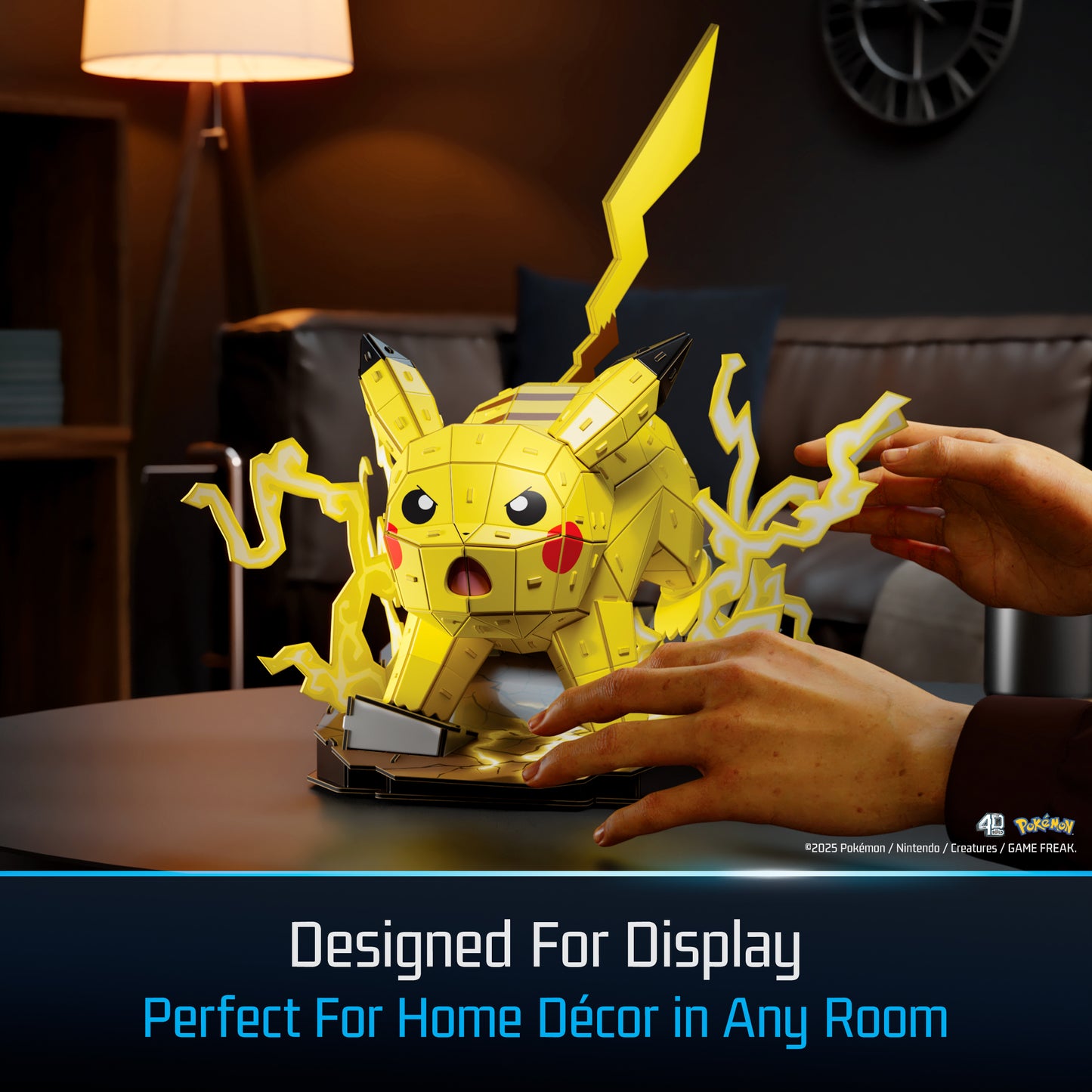 4D Build, Pokemon Pikachu 3D Model Kit