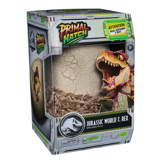 Jurassic World Primal Hatch Interactive Toy Dinosaur & Egg