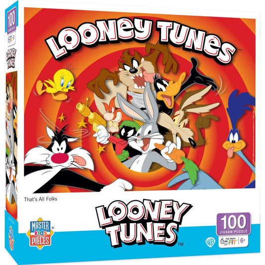 Looney Tunes - That's All Folks 100 Piece Jigsaw Puzzle