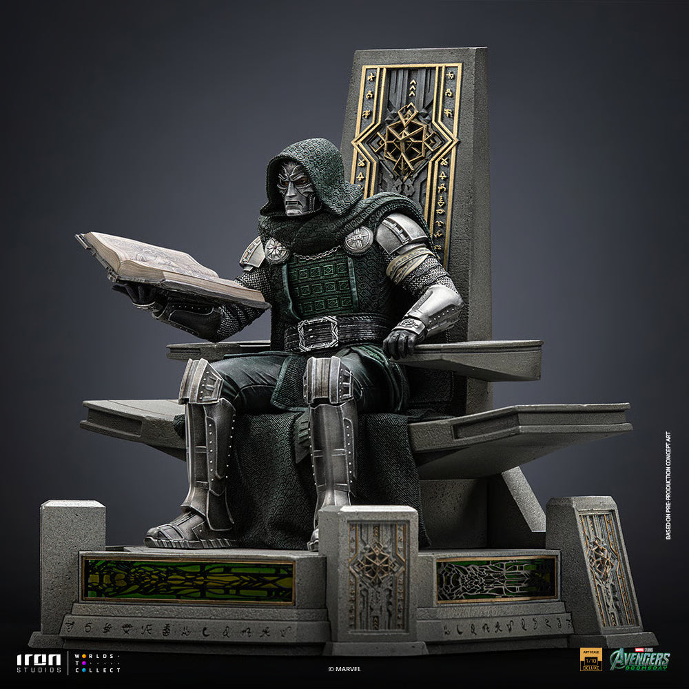 Doctor Doom on Throne - Avengers: Doomsday - Art Scale 1/10 - Iron Studios