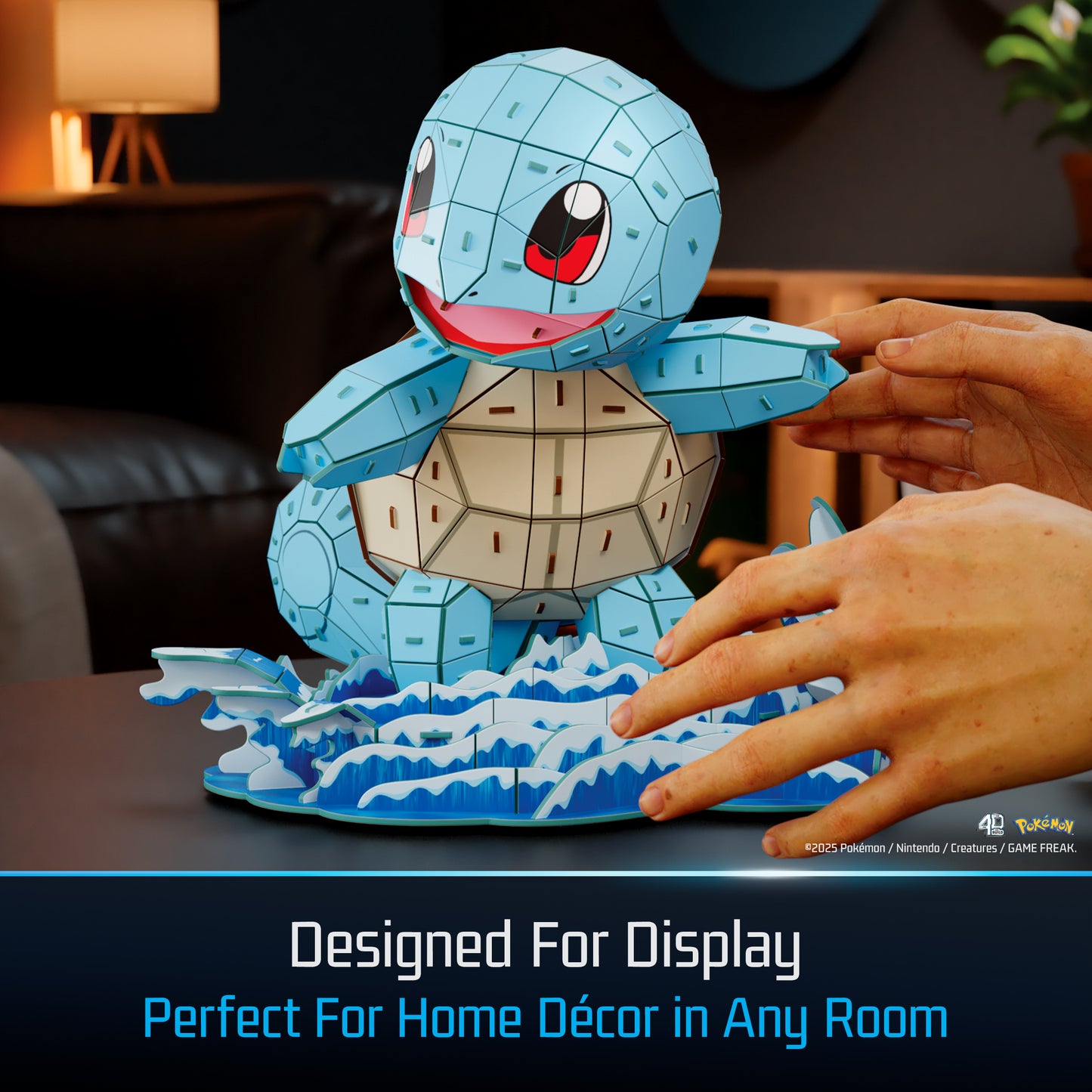 4D Build, Pokemon Squirtle 3D Model Kit