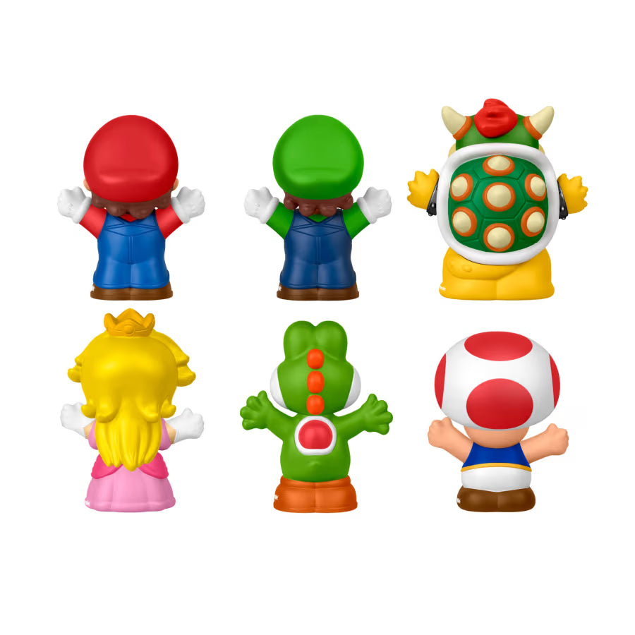 Super Mario Bros. Little People My Mario Mini-Figure 6-Pack