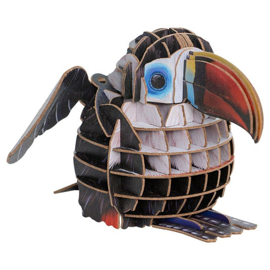Voices of Nature Red-Billed Toucan 3D Kraft Paper Puzzle