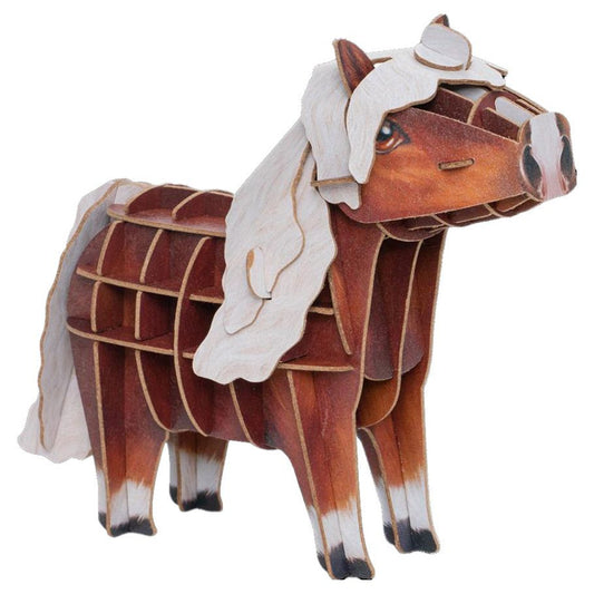 Voices of Nature Black Forest Horse 3D Kraft Paper Puzzle