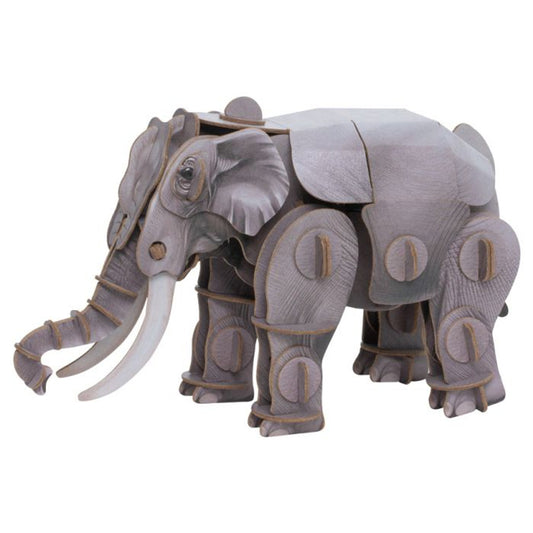 Voices of Nature Asian Elephant 3D Kraft Paper Puzzle