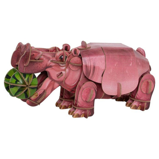 Voices of Nature Hippo 3D Kraft Paper Puzzle