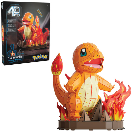 4D Build, Pokemon Charmander 3D Model Kit