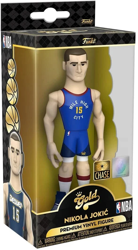 Funko Pop! Gold NBA: Nuggets - Nikola Jokic (Away Uniform) 5" Chase