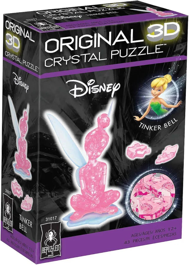 3D Crystal Puzzle: Disney's Tinker Bell (Pink)